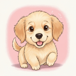 Pet portrait in Cartoon style